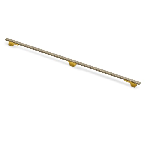 Image of Plantex Aluminium Cabinet Handle /900mm Wardrobe Handle for Home /Cupboard Door Pull-Push Handles for Office - Pack of 1 (DTC-5580, Brass Antique & Gold)