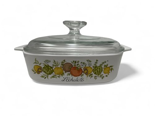 Corning Ware A-1-B 1-quart L'Echalote Spice of Life Corningware Bake Dish