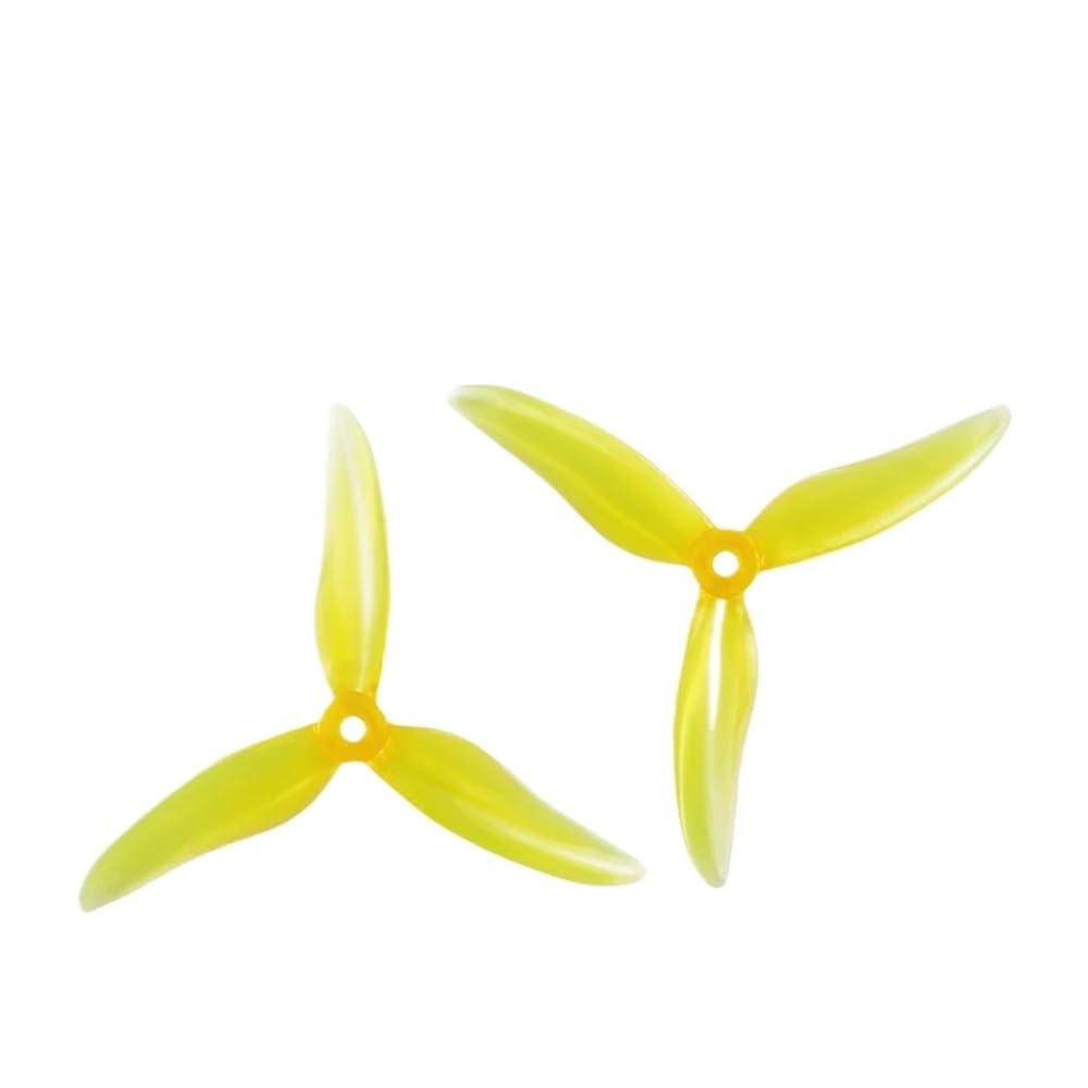 Uniwersalne 4 sztuki / 2 pary 51499 5-calowe śmigła z 3 ostrzami, do zdalnych wyścigów dronów 22072306 (4 szt. 51499 Hyaline)