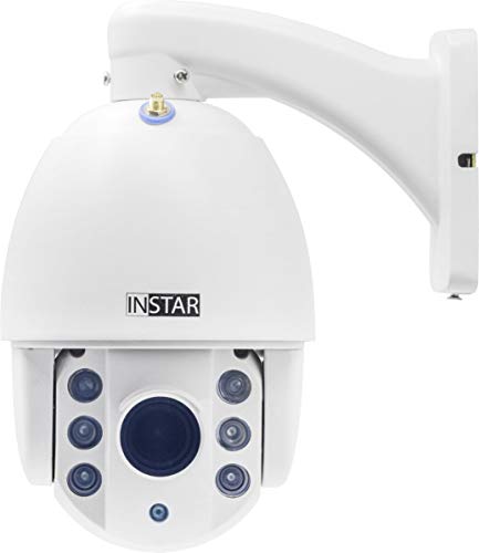IN-9010 Full HD Weiss - wetterfeste Überwachungskamera – LAN - WLAN IP Kamera - Aussen - Außenkamera - PTZ – 4X Zoom - steuerbar - Nachtsicht -