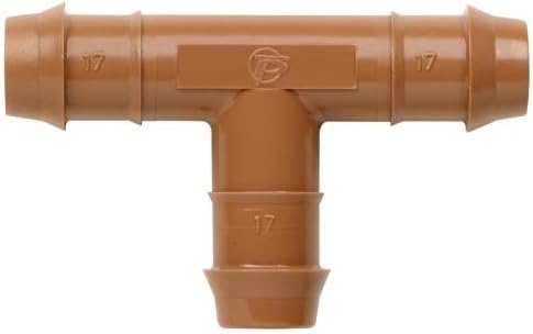 Hydro Flow Netafim 17 mm Insert Tee (25/Bag)