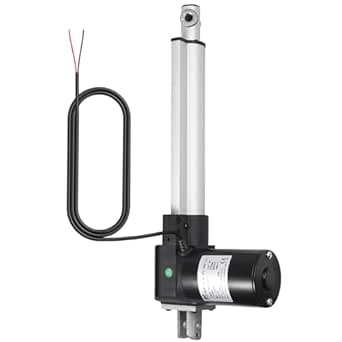 Justech Moteur d'actionneur Linéaire 3000N 200mm DC 12V