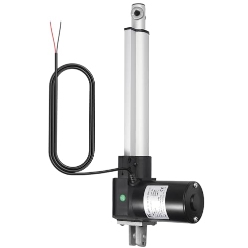 Justech DC 24V Actuador Lineal Motor 6000N 200mm para Auto RV Abridor Eléctrico de Puerta Construcción de Maquinaria Agrícola Industrial Vehículo de Barrido Limpios Buques de Carga y Otra Aplicacion