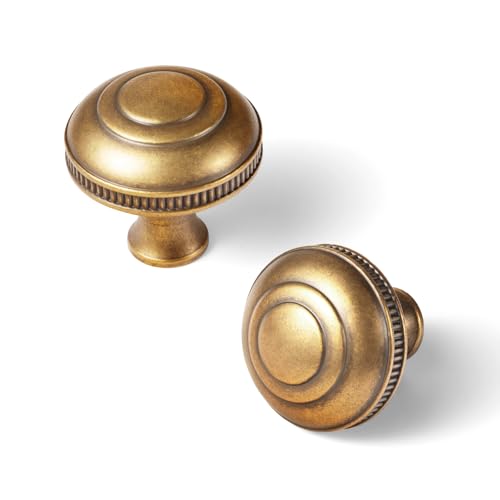 Goo-Ki Antique Brass Cabinet Knobs
