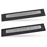 G-PLUS LED Illuminated Platinum Door Sill Plate Set Compatible with Ford F250 F350 F450 F550 Super Duty 2017-2022 Crew Cab Only HC3Z-2613208-AA HC3Z-2613209-AA