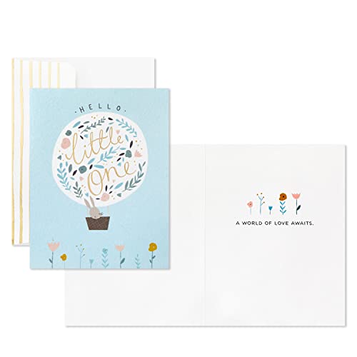 Hallmark Good Mail Pack Of 2 Baby Shower Cards (Stork And Bunny) #TOP2