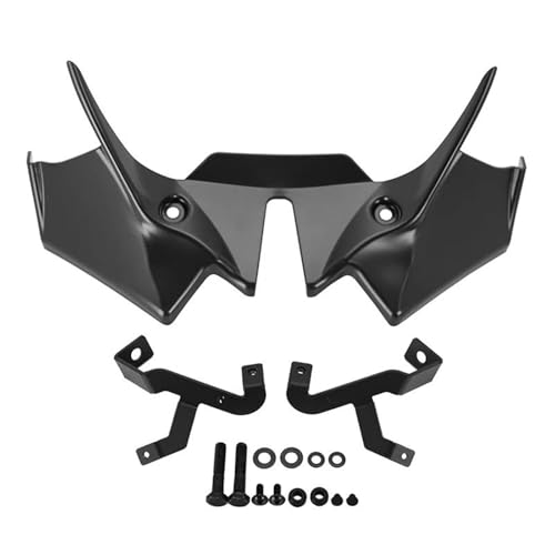 Becquet avant nu de sport noir pour moto Kawasaki Z650 2021-2023