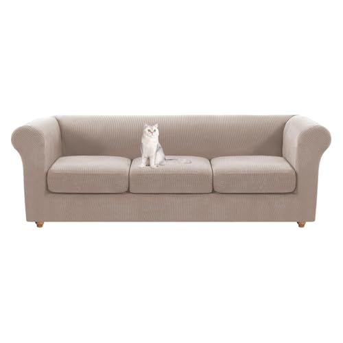 Housse de canapé Chesterfield extensible 1 place pour rénover un fauteuil usé - 2