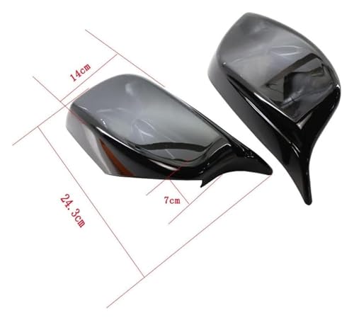 Couvercle de rétroviseur ajustement parfait Série 5 E60 E64 coques de vue arrière d'aile - 3