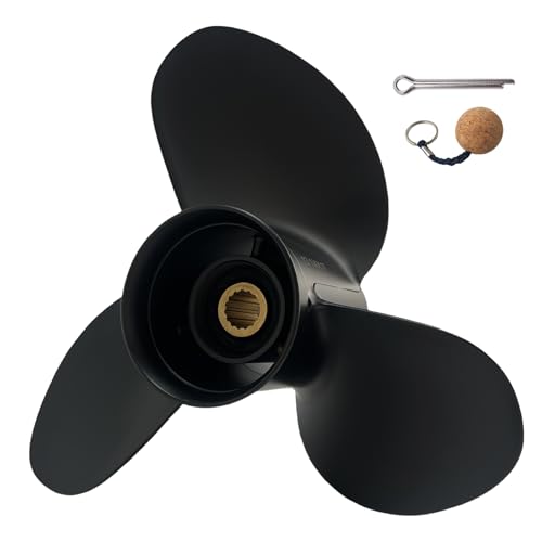 VRIWOY 13 3/4×17 Boat Propeller for Suzuki Engine 50-140 HP 58100-87L20-019