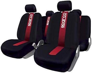 Sparco SPC1016BK Set of Covers for car seat BK Black