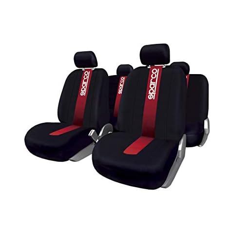 Sparco SPC1013 CLASSIC - Juego de Fundas para Asientos de Coche Cover