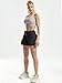 CADMUS 2 in 1 Women's Workout Shorts Athletic Gym Running Shorts for Women Phone Pockets,Black, X-Large
