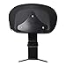 H RUO Black Front Driver Rider Backrest with Pad Compatible with Harley Touring CVO Street Glide Road King Road Glide 2009-2022 2021 2020