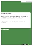 Zu Jerome D. Salingers "Fänger im Roggen" und Christian Krachts "Faserland": Moderne und Postmoderne Adoleszenzliteratur im Vergleich - Friederike Kloebe 