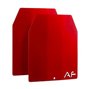 AmStaff Fitness Hantelscheiben 5.0 kg Rot