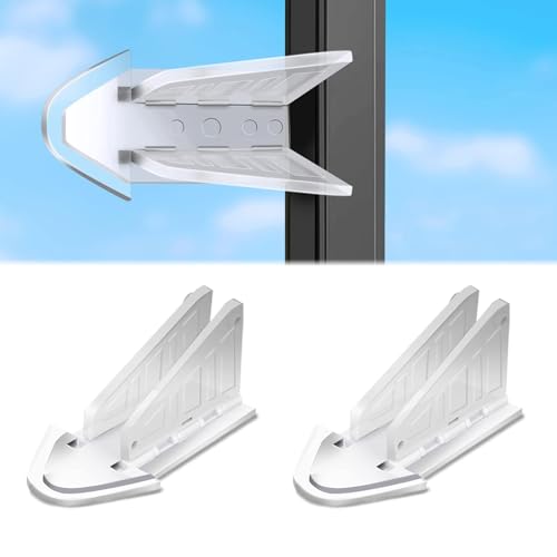 VIDSTW Kindersicherung Fenster, 2 Stück Schiebetürschloss für...