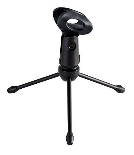 Gator Frameworks Mini Tripod Desktop Microphone Stand With Clip For Wired Mics And Collapsible Legs (Gfw-Mic-0250) #TOP3