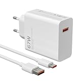 【Ce Que Vous Recevez】:1 x 67W USB C chargeur rapide de puissance et 1 x 2M câble de charge pour Xiaomi Redmi avec 1 an de garantie gratuite/remplacement et amicale. Si vous avez des questions sur ce chargeur rapide pour Xiaomi, n'hésitez pas à nous contacter. Nous promettons de résoudre votre problème dans les 12 heures ! Notre chargeur a passé des tests de qualité rigoureux pour vous offrir une expérience de charge fiable et sûre.