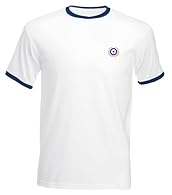 Mens Round Neck Ringer Tshirt with the Logo Embroidered to the Left chest using the latest technology to produce long lasting high quality designs Contrast neck and cuff rib. Cotton/Lycra rib crew neck with taped neckline for comfort. Shoulder-to-sho...