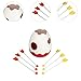 Luwecf Toss Game Kit for Children Family Fun Outdoor Target Activity, Red