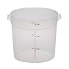 Cambro RFS6PP190 6 Qt Round Container Wirh RFSC6PP190 غطاء شفاف