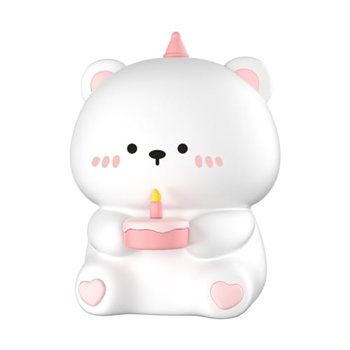 Lámpara de noche animal de silicona para niños miniatura 1