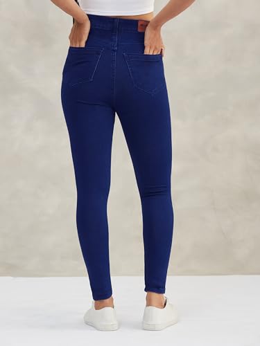 Image of Dolce Crudo Distressed High Rise Skinny Jeans for Women