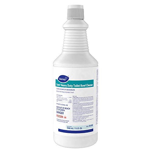 Crew 04560 Heavy Duty Toilet Bowl Cleaner & Disinfectant, 23% Hci Removes Rust Stains, Lime Scale With Mint Scent, Ready-To-Use, 32-Ounce (Pack Of 12) #TOP2