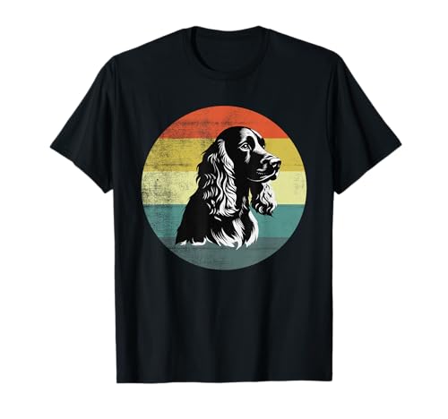 American Cocker Spaniel Dog Retro Vintage Design T-Shirt