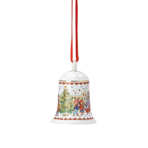 Hutschenreuther Dzwonek porcelanowy dzwonek bożonarodzeniowy 23 dzwonek porcelanowy