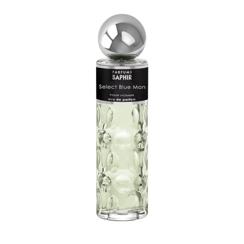 PARFUMS SAPHIR Select Blue Man, Eau de Parfum con Vaporizzatore Per Uomo, 200 Ml
