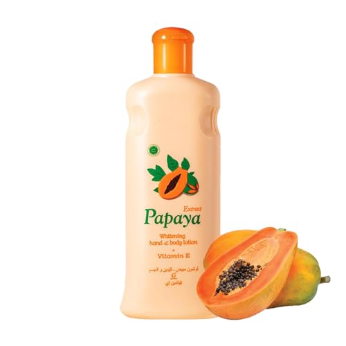 Papaya Brightening Body Lotion​ - Intense Moisturiser for Very Dry Skin - Brightening Firming Care for Women & Men - Hydrating Nourishing Body Moisturiser with Papaya & Vitamin E 300ml