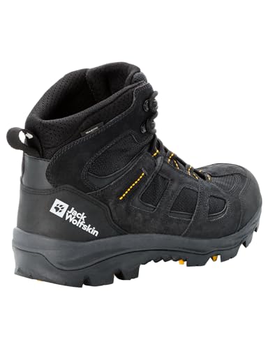 Jack Wolfskin Herren Vojo 3 Texapore Mid M Outdoorschuhe, Black Burly Yellow Xt, 44 EU