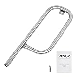 VEVOR Grill Burner Tube for Weber Q100, Q120, Q1000, Q1200, Baby Q Gas Grills, 17 inch 304 Stainless Steel Tube Burner for Weber 516001, 516002, 50060001, Replacement Part 69957, 60040, 41657, 45657