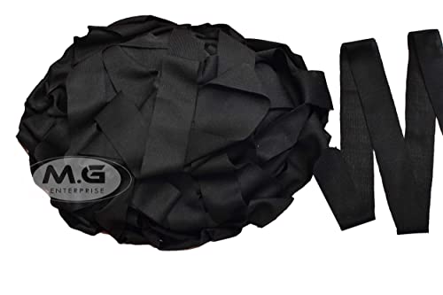 Image of M.G ENTERPRISE T-Shirt Yarn Black (250 gm) Art Craft Soft Fingering Crochet Hook Yarn, Needle Knitting Yarn Thread Dyed
