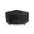 Solo Stove Surround Shelter Small | Protective Cover for Fire Pit Surround Table, Weather-Resistant, Solution Dyed Acrylic/PVC Backing/Aluminum Support Stays, Dims (HxDia): 20.8 x 42.5 in, Black