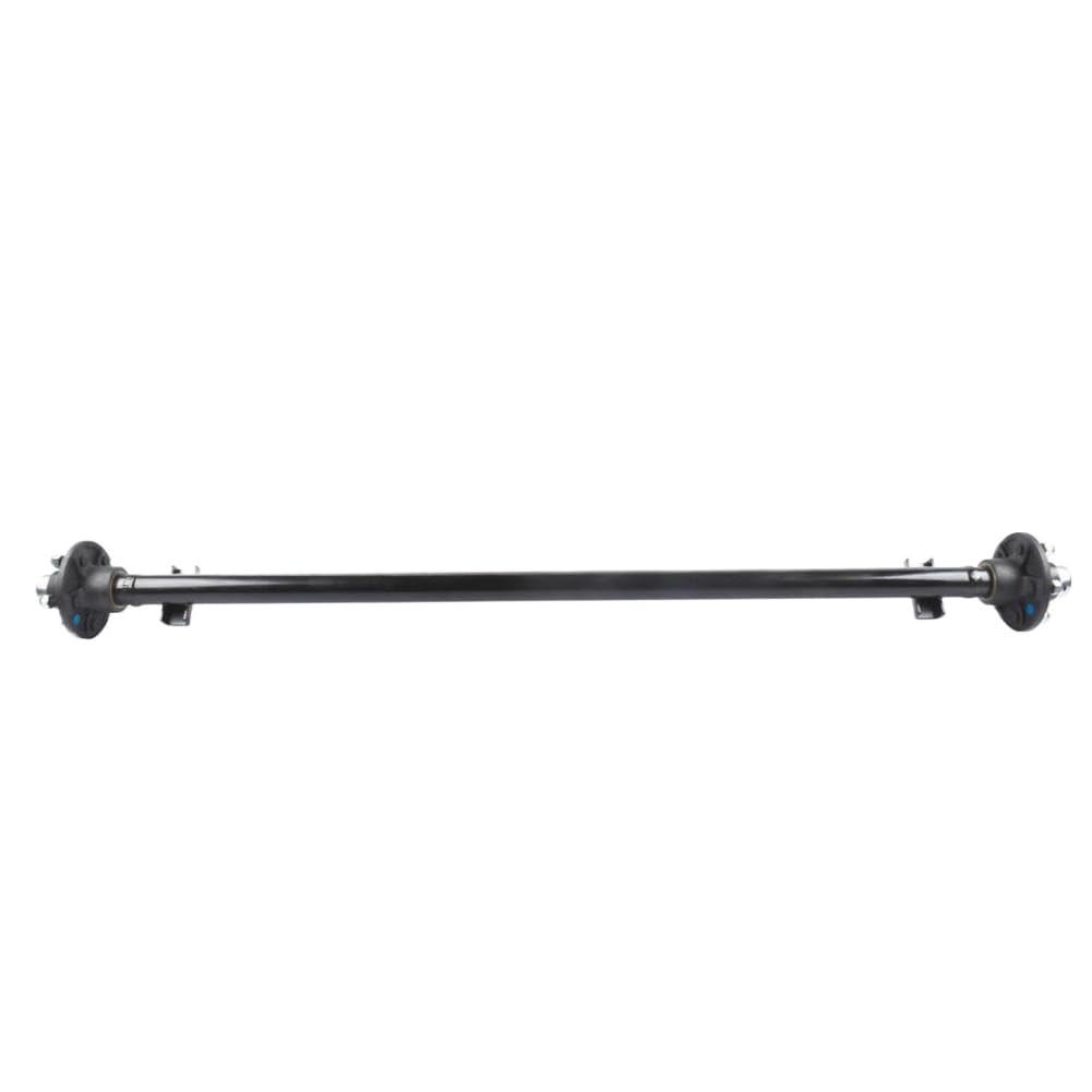 Reemplazo del Eje del Remolque 2000 Libras 60 Pulgadas Cara del Cubo 5 Cubos de lengüeta compatibles con Remolque 4x6 4x8 48 Pulgadas de Ancho