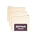 Smead File Folder, 1/3-Cut Tab, Letter Size, Manila, 200 per Box (10382)
