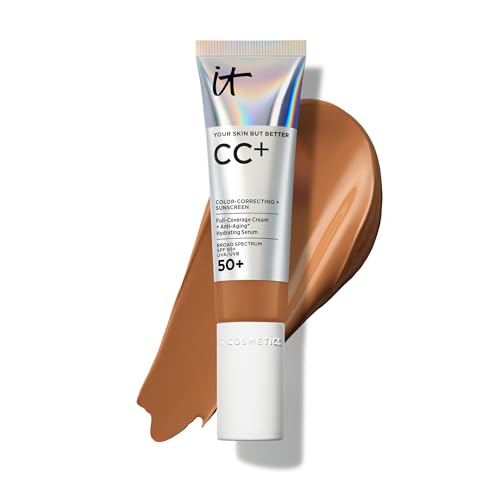IT Cosmetics CC+ Cream with SPF 50+ Full Coverage Foundation Natural Finish