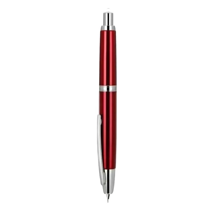 Stylo plume rétractable rose avec convertisseur lot de 10 stylos à clic pointe fine 0.5 mm