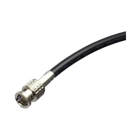 Blue Jeans Cable 3G/6G SDI Cable, RG6 (18AWG) Sized, with Canare BNCs (150 Foot, Black) Cover
