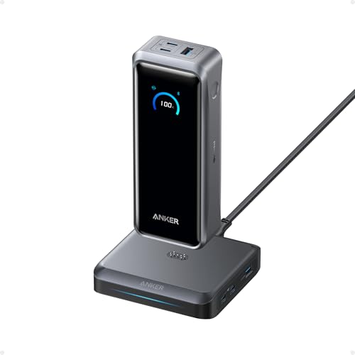 Anker Prime Power Bank, 26,250mAh 300W with Fast Charging Base