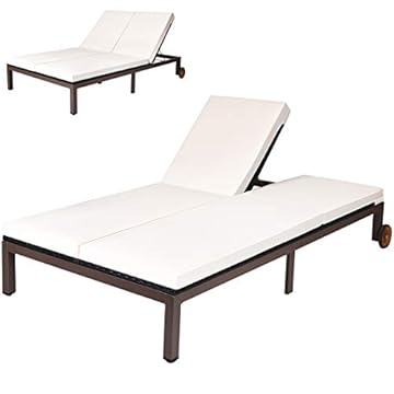 outdoor lounge chair double