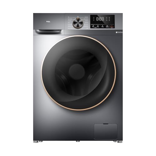 TCL 10kg Energy-Saving Front Load Washer - 1200rpm High-Speed Spin DD Motor Multi-Program Steam Wash & Anti-Bacteria Child Lock Included