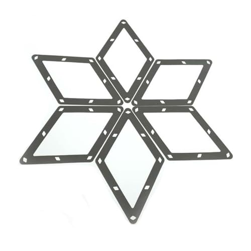 SROUPSUTKK 6pcs Rhombus Billiard 9 Ball Magic Invisible Rack Inch Pool Billiards Accessories Pool Gloves