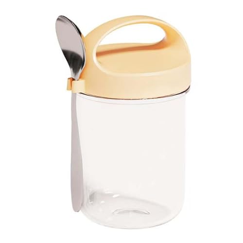 Safe Breakfast Cups | Reusable Cereal Cup | Microwave-Safe Breakfast Cup | Breakfast Cups with Lids, Portable Breakfast Cup, Lea