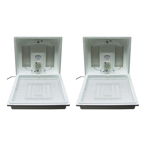 Farm Innovators 2100 Heated Still Air Egg Incubator, 4 Dozen Eggs, 2-Pack