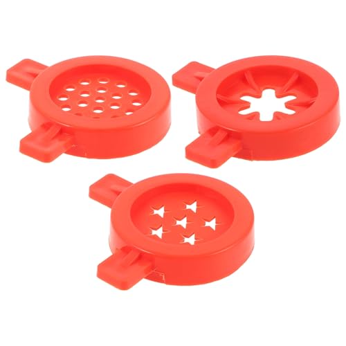 Alipis 3 piezas Boquillas de Moldeado para Máquina de Helados Accesorios para Porcionamiento de Helado Reutilizables Compatibles con Máquina Casera Diseño Fácil de Instalar y Uso Seguro