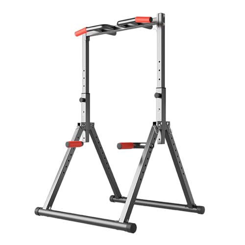 Pull Up Station Dip Bars, Adjustable Gym Equipment for Home, Multifunctional Strength Training Stand, Suitable for Daily Exercise in The Home Gym (maximum Load Capacity 600kg)